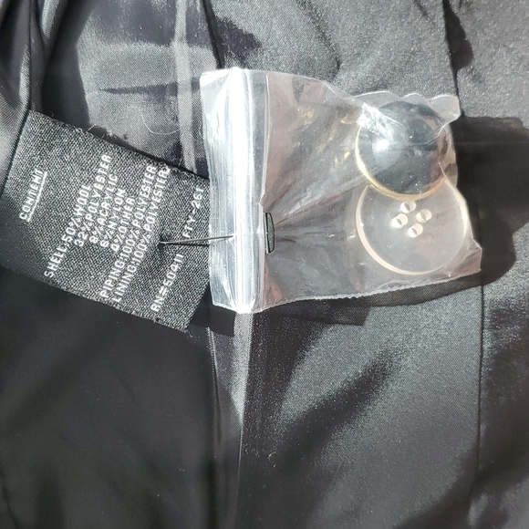 Womens wool pea coat in tan and black US XS - Picture 5 of 5